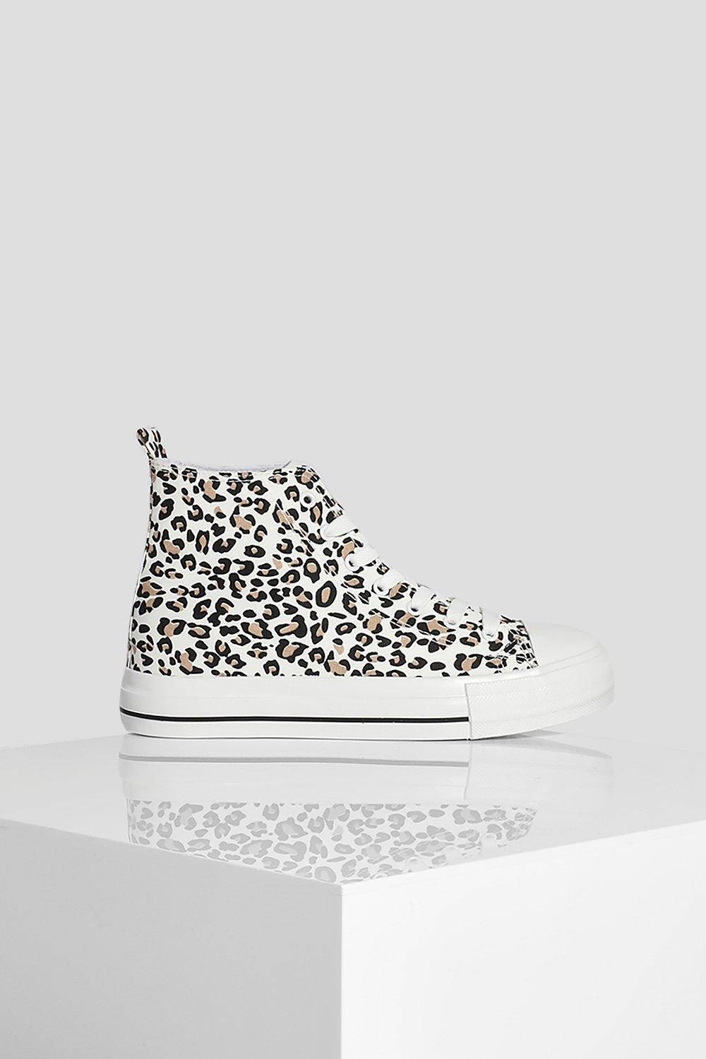 leopard nike high tops