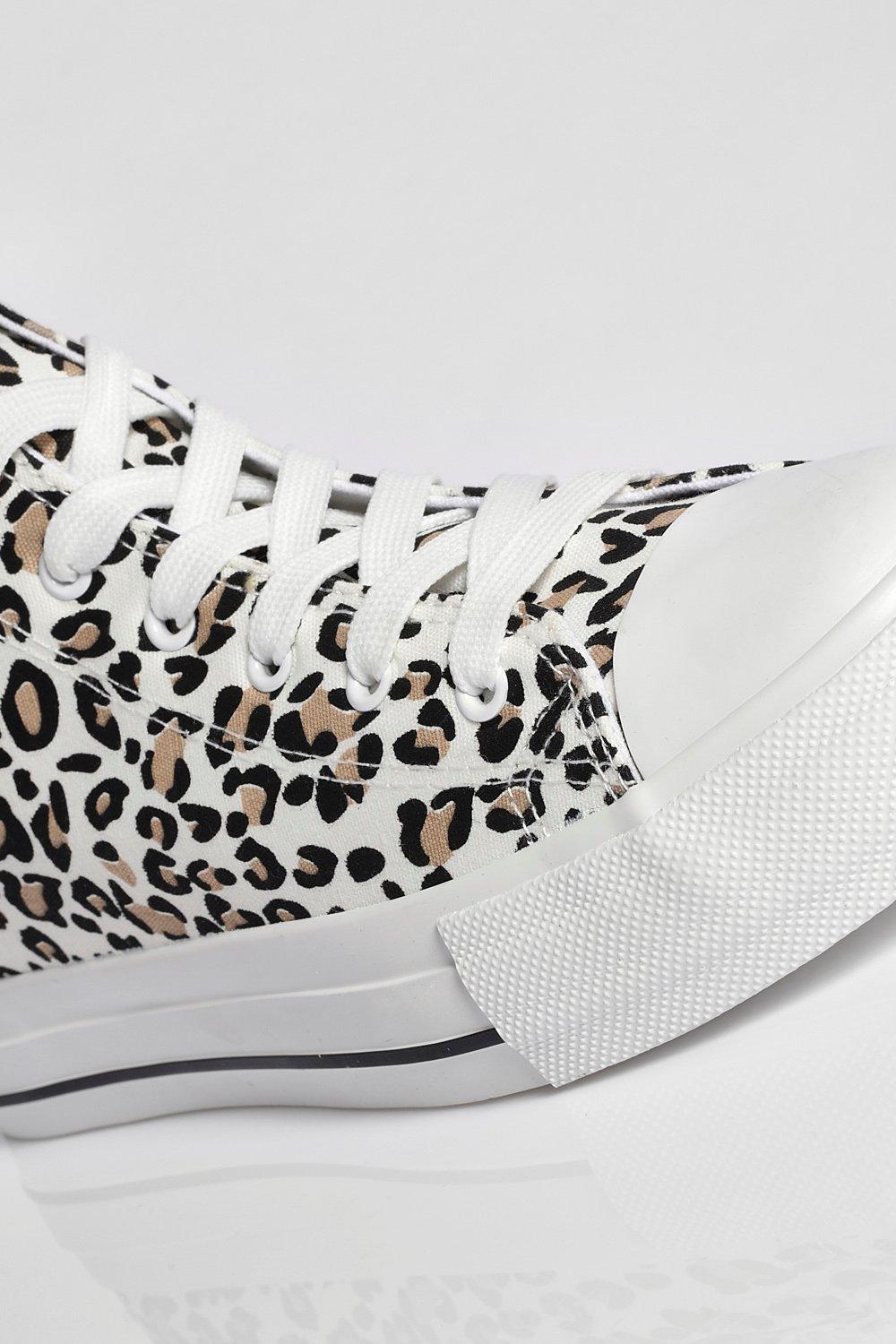 cheetah print high top shoes