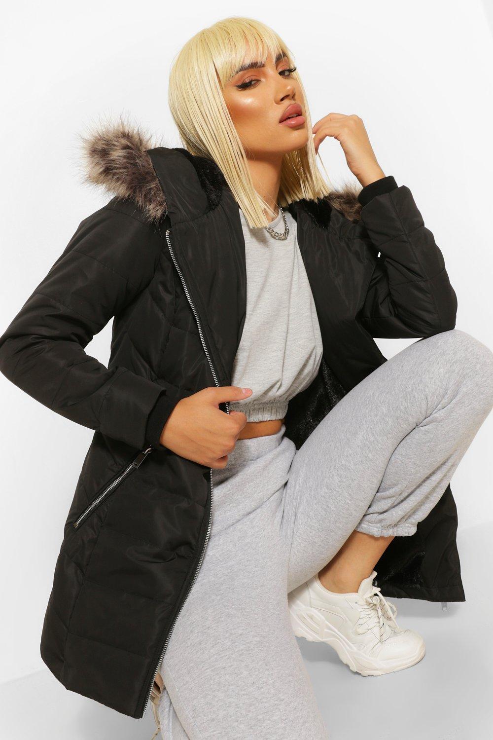 faux fur trim hood