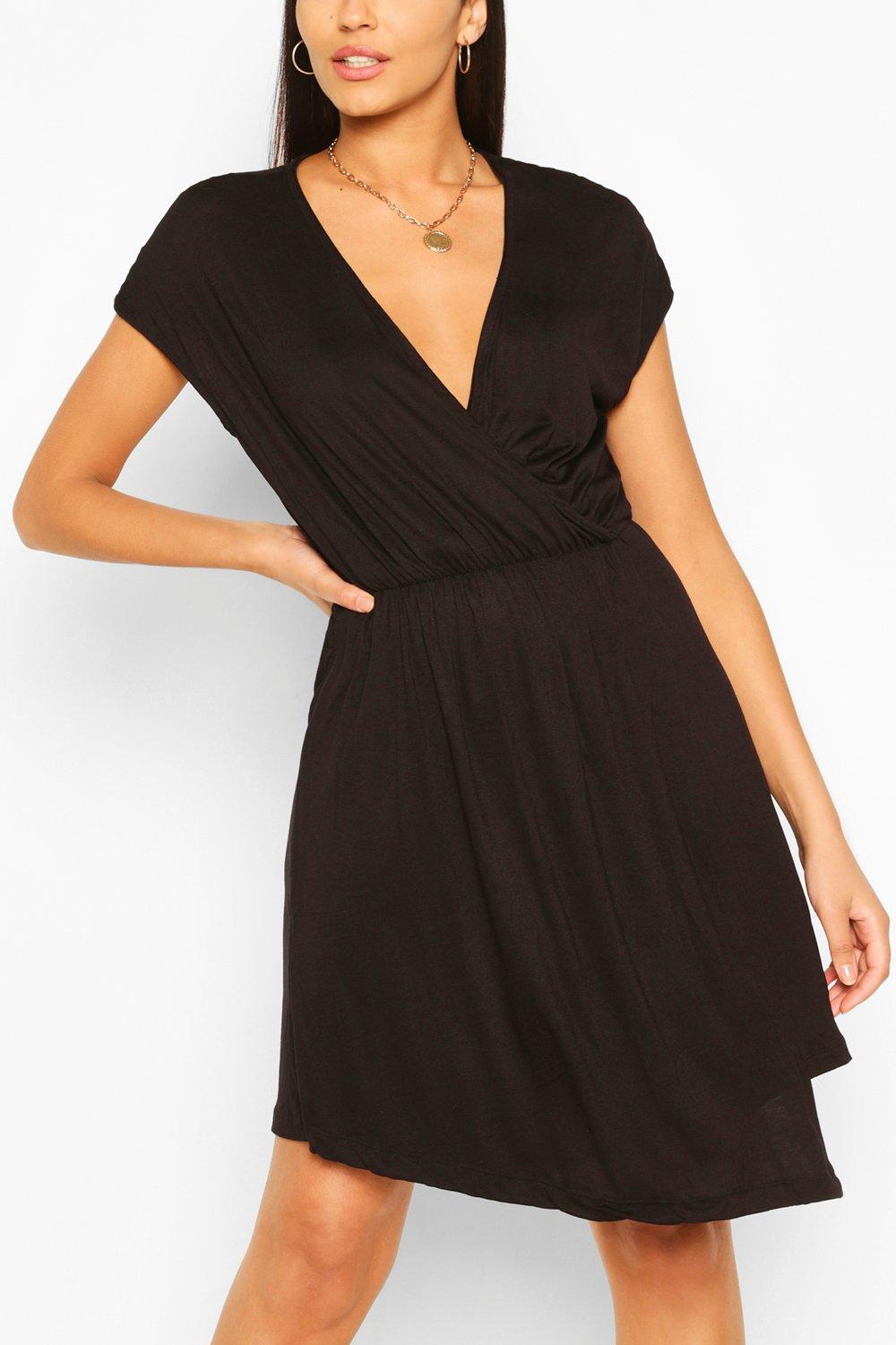 boohoo asymmetric dress