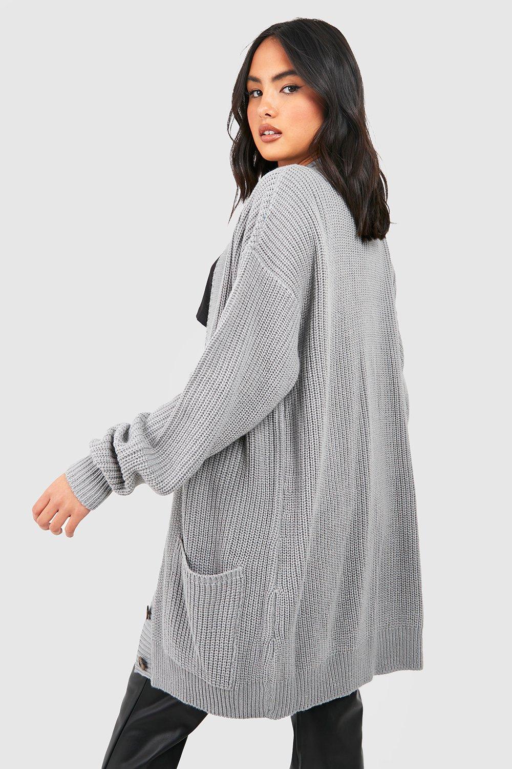 Oversized Button Through Cardigan | boohoo