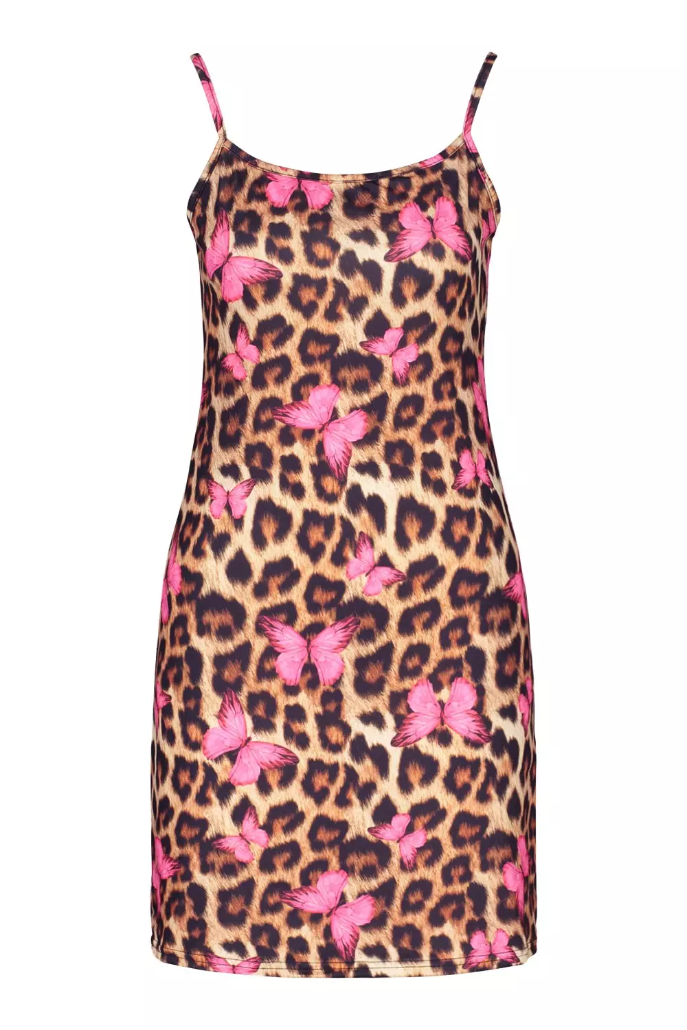 Leopard and 2025 butterfly dress