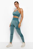 Forest Fit Seamfree Contrast Gym Leggings