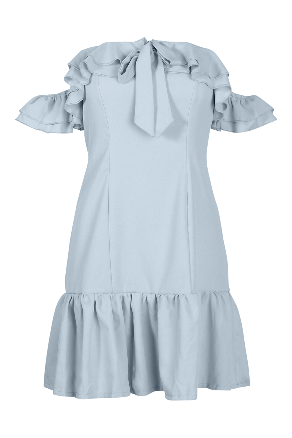 baby blue swing dress