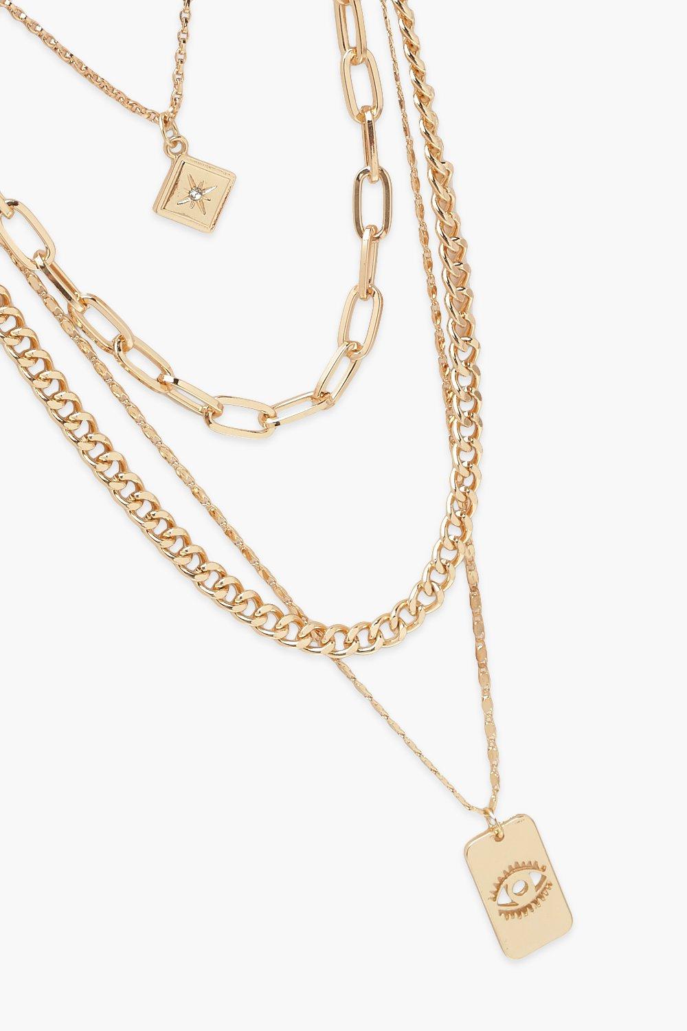 Boohoo on sale layered necklace