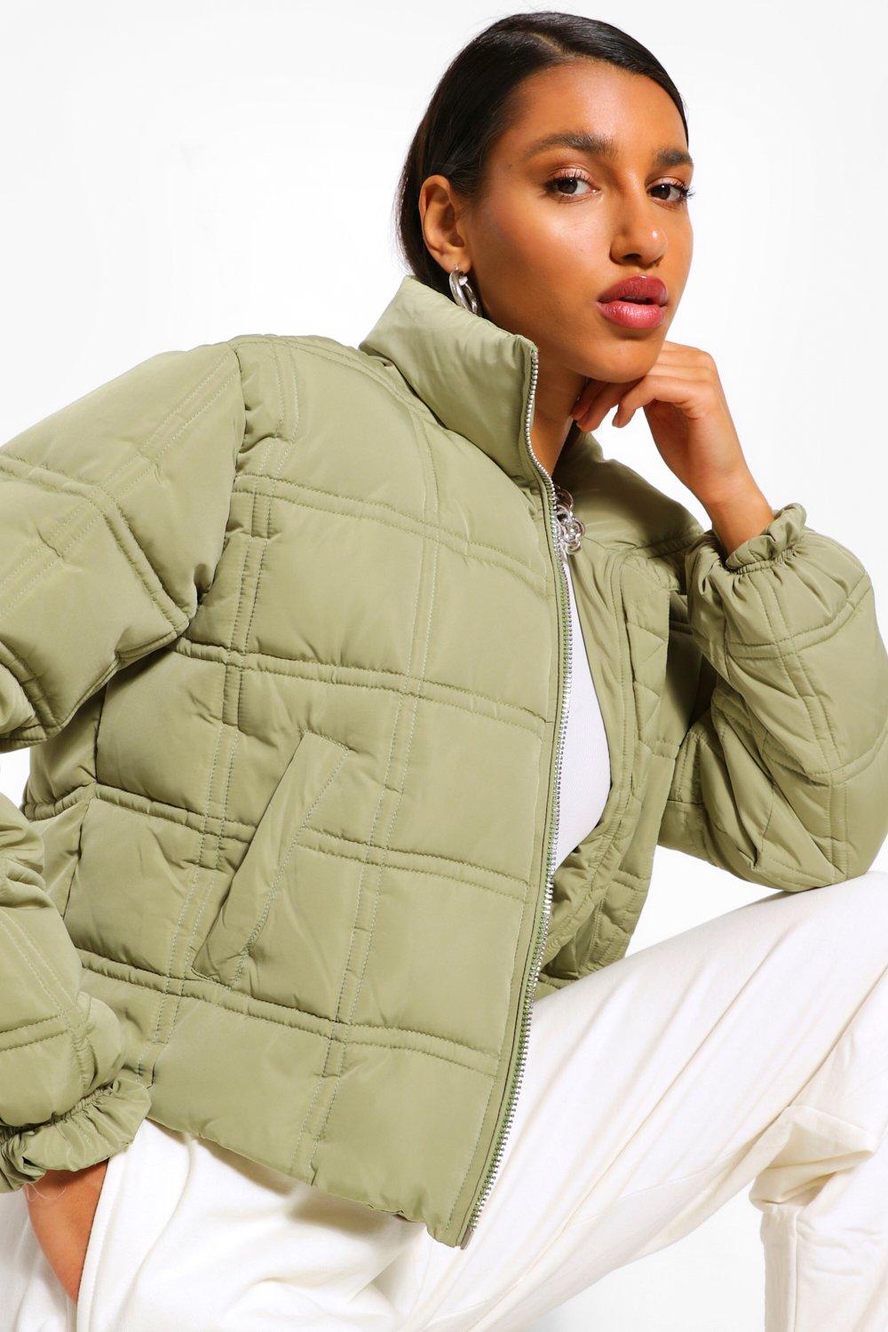 Square Quilted Puffer Jacket