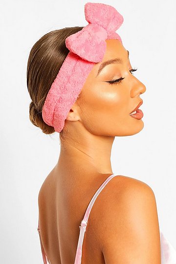 Bow Spa Headband – The Pink Paisley, 48% OFF