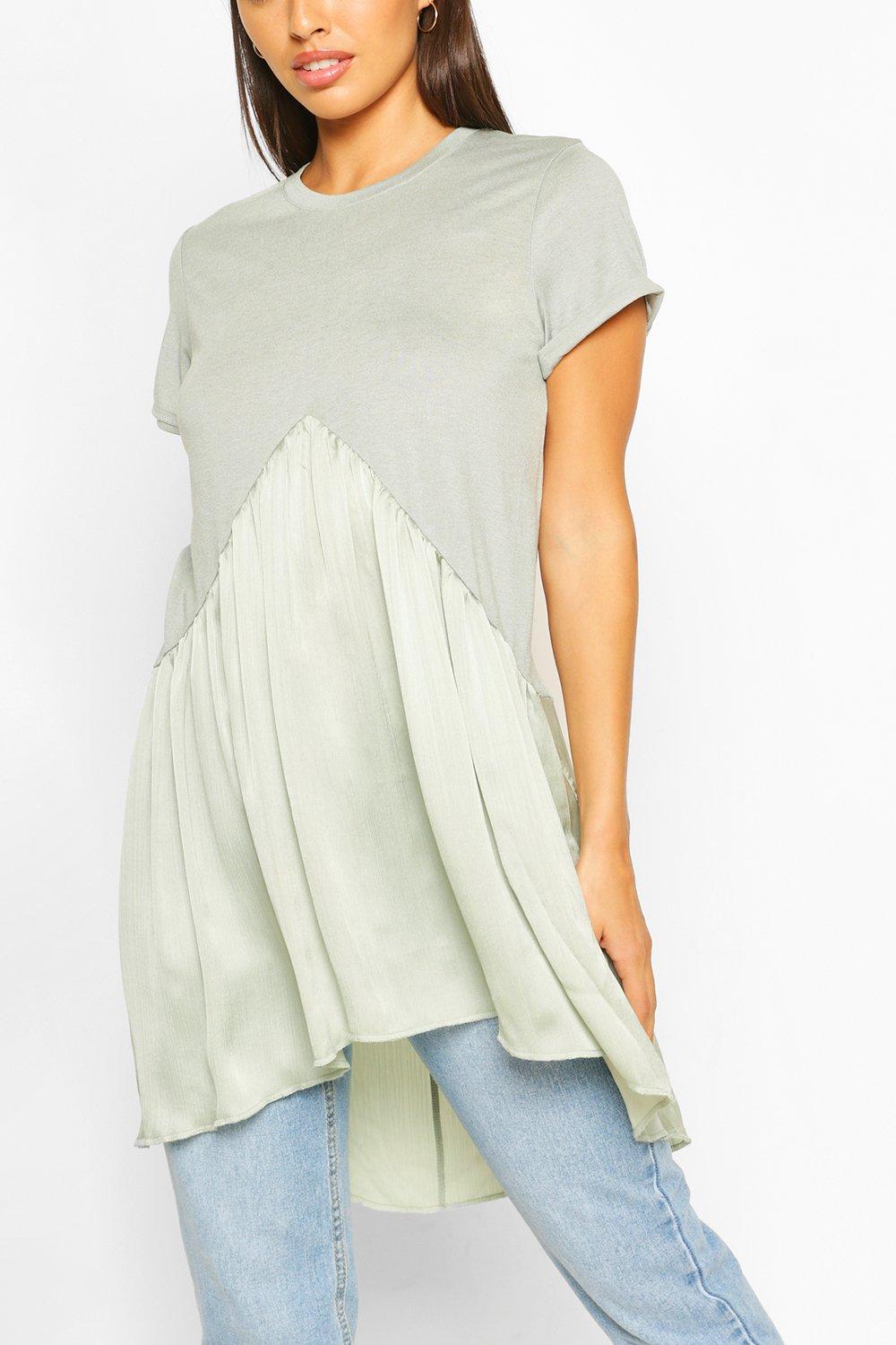 Dip hem smock top online