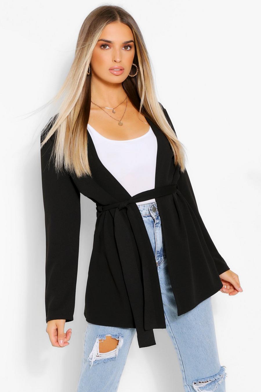 Ruched Waist Duster Jacket image number 1