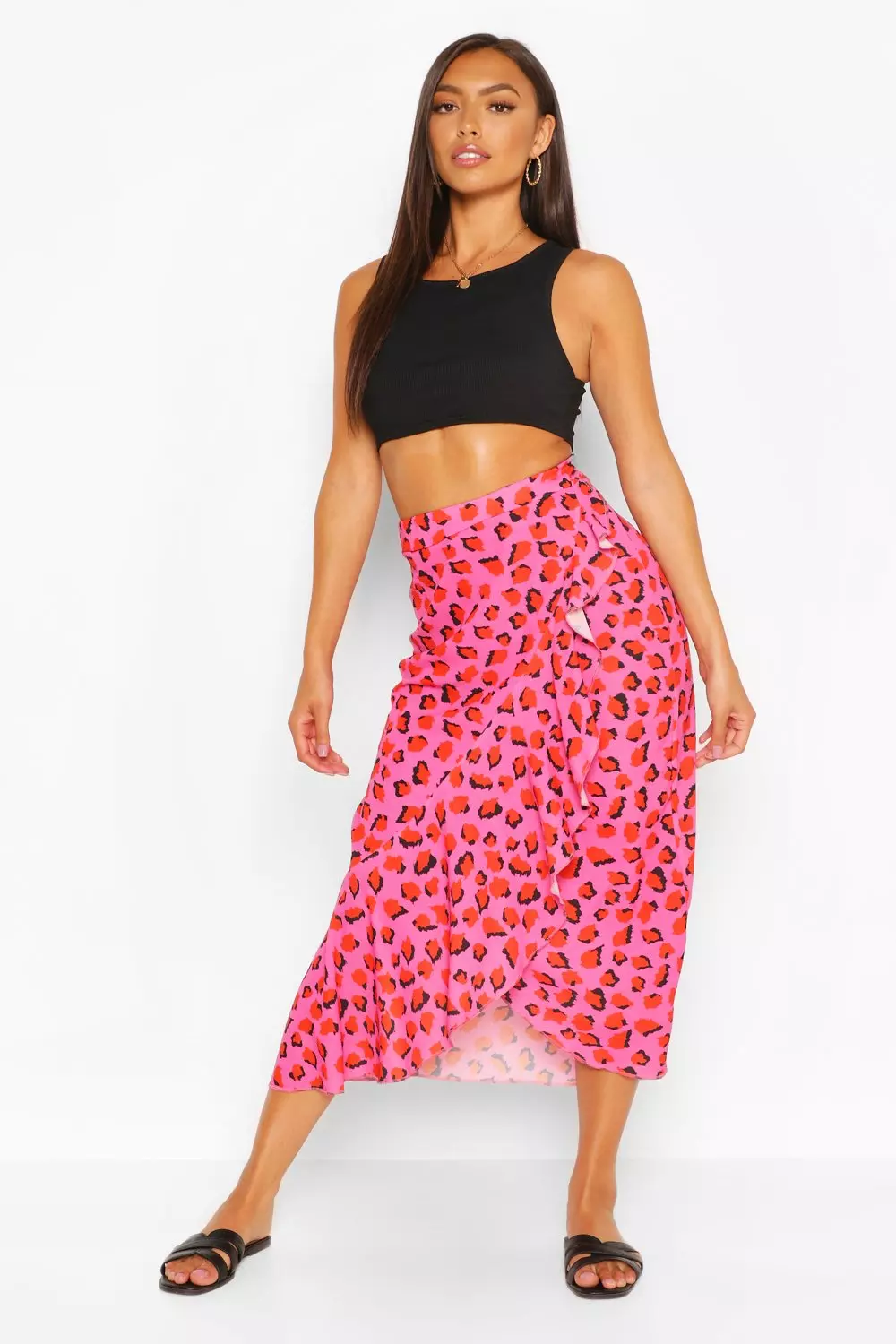 Cheetah midi 2025 skirt xl