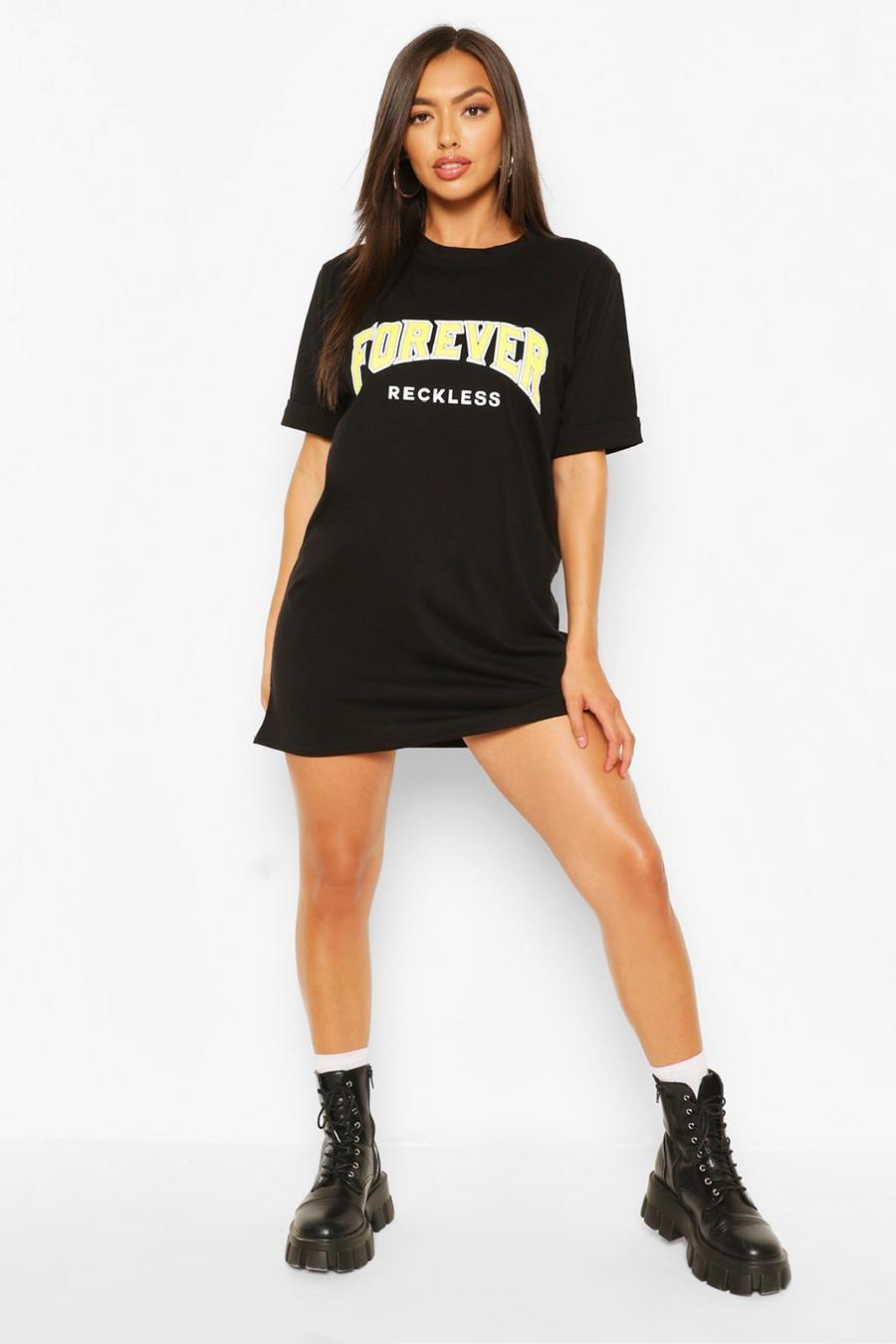 Forever Reckless T-shirt Dress image number 1