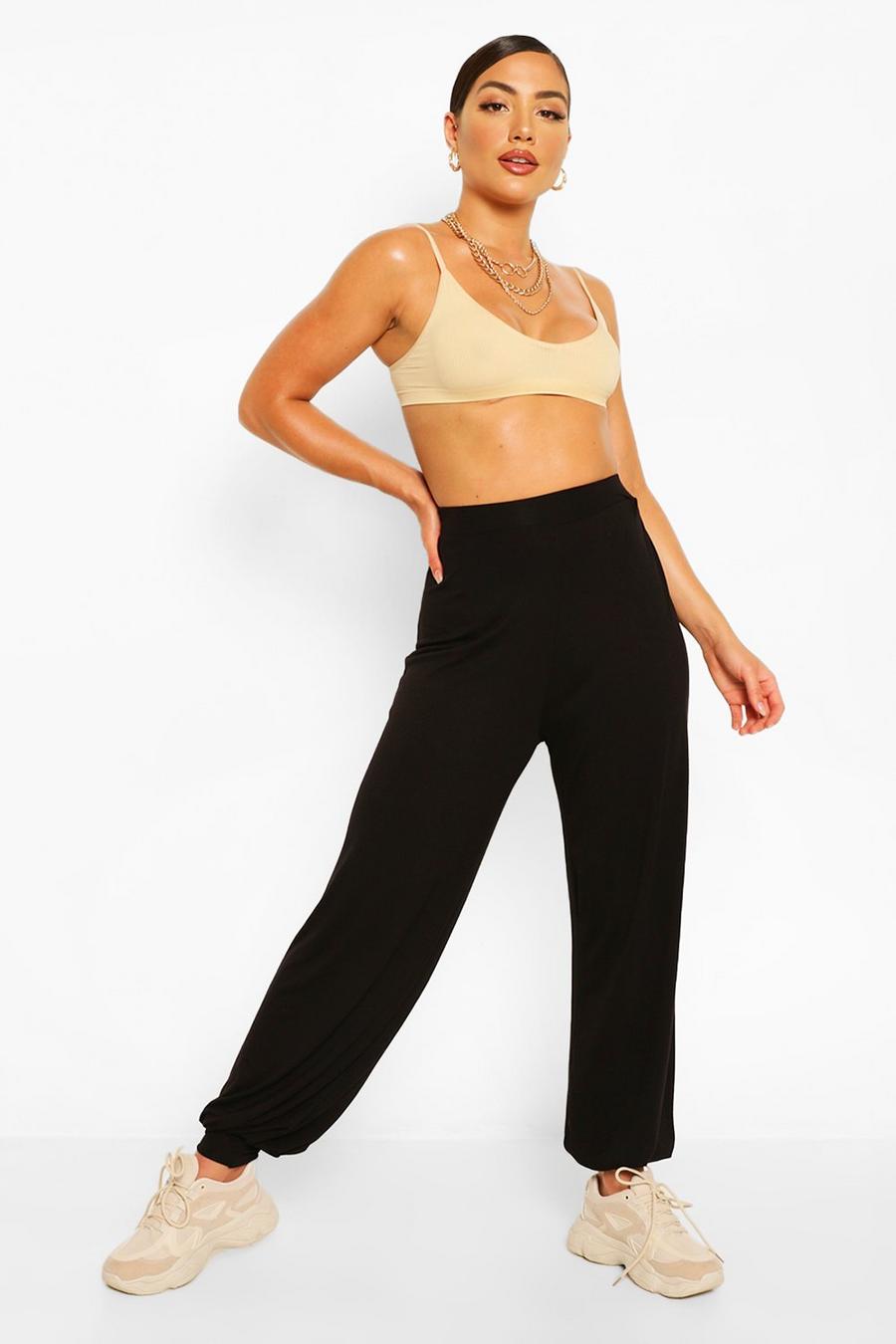 Jersey Basic Hareem Trousers image number 1