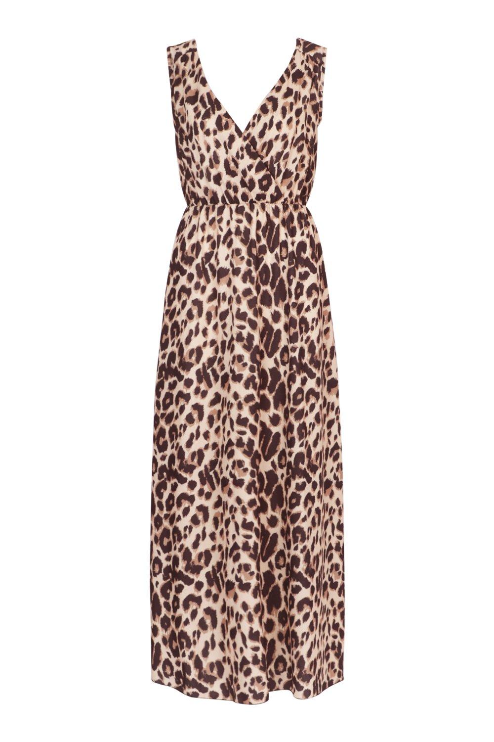 boohoo leopard dress