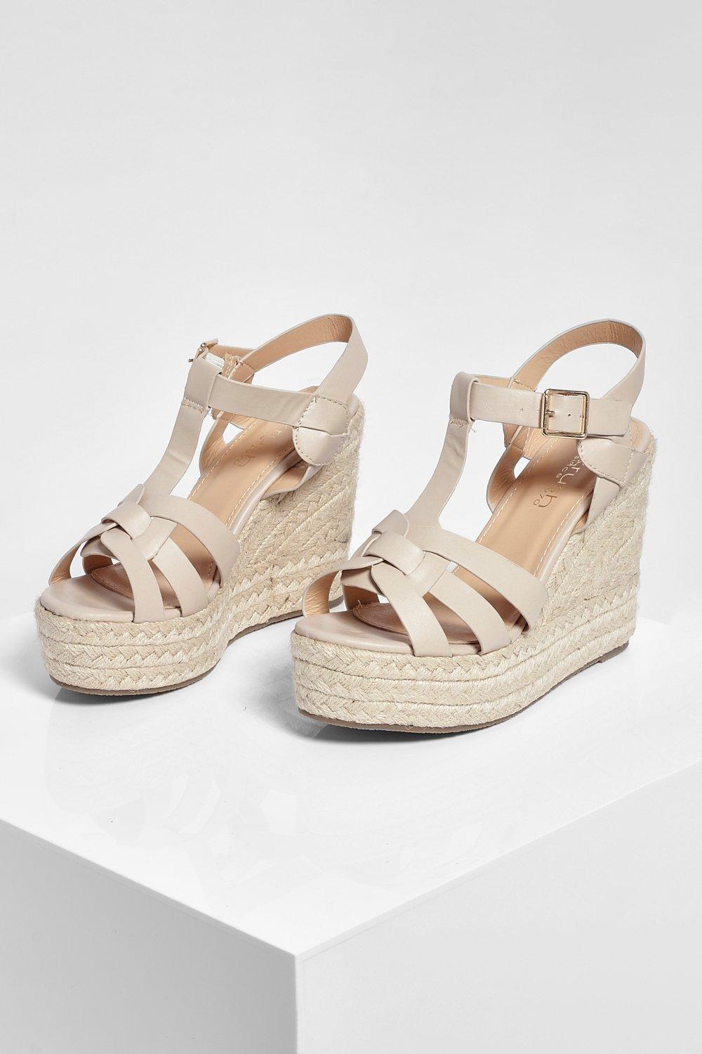 Boohoo espadrilles best sale platform sandal