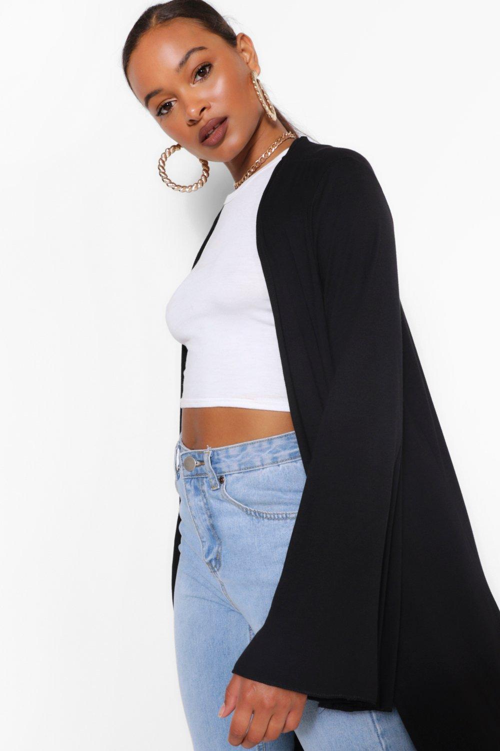 Wide Sleeve Maxi Kimono | boohoo