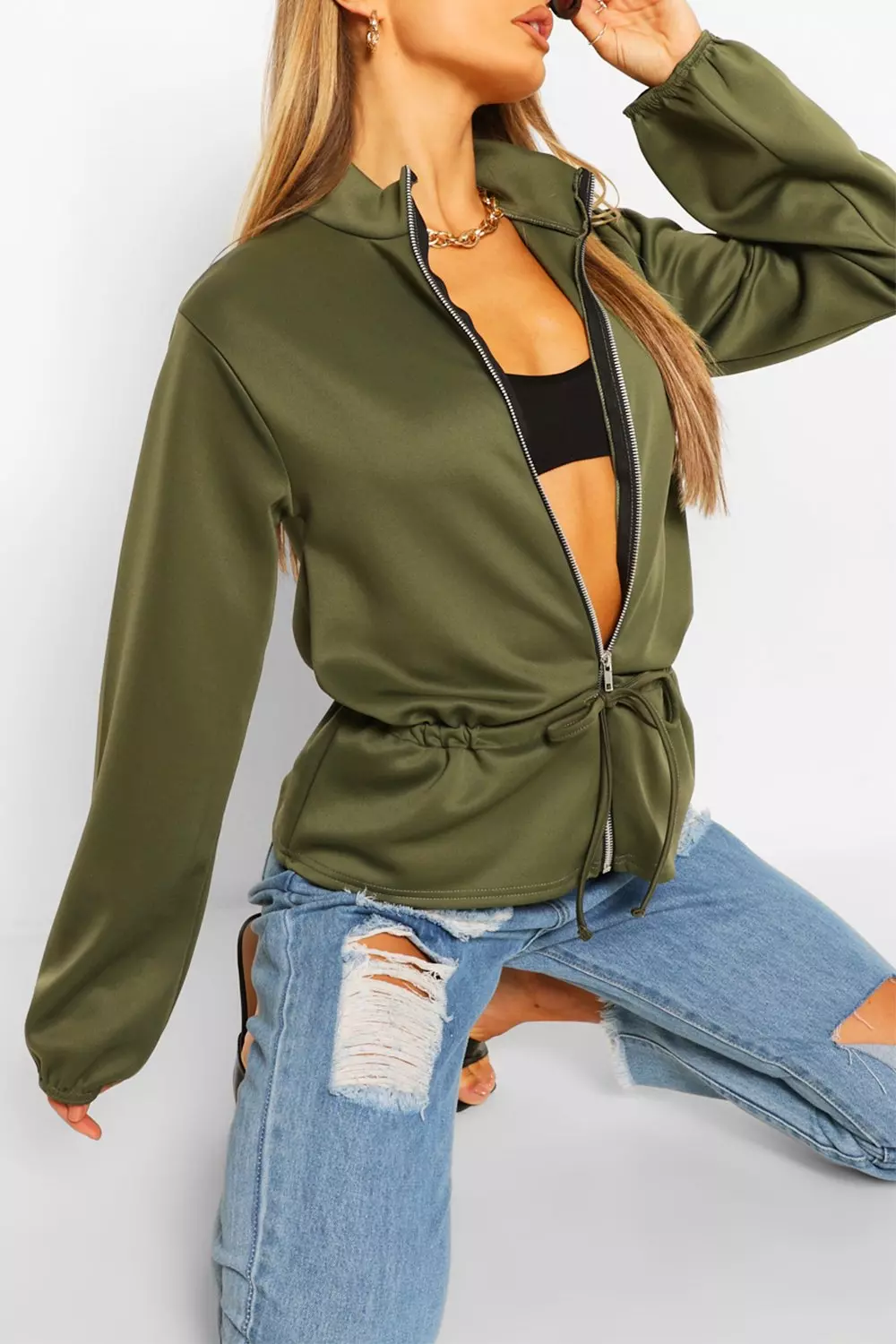 Peplum 2025 bomber jacket