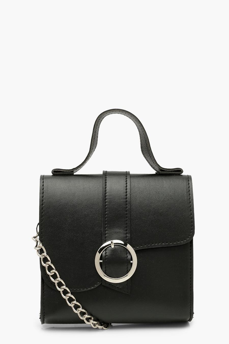 Mini Structured Buckle Cross Body Bag image number 1