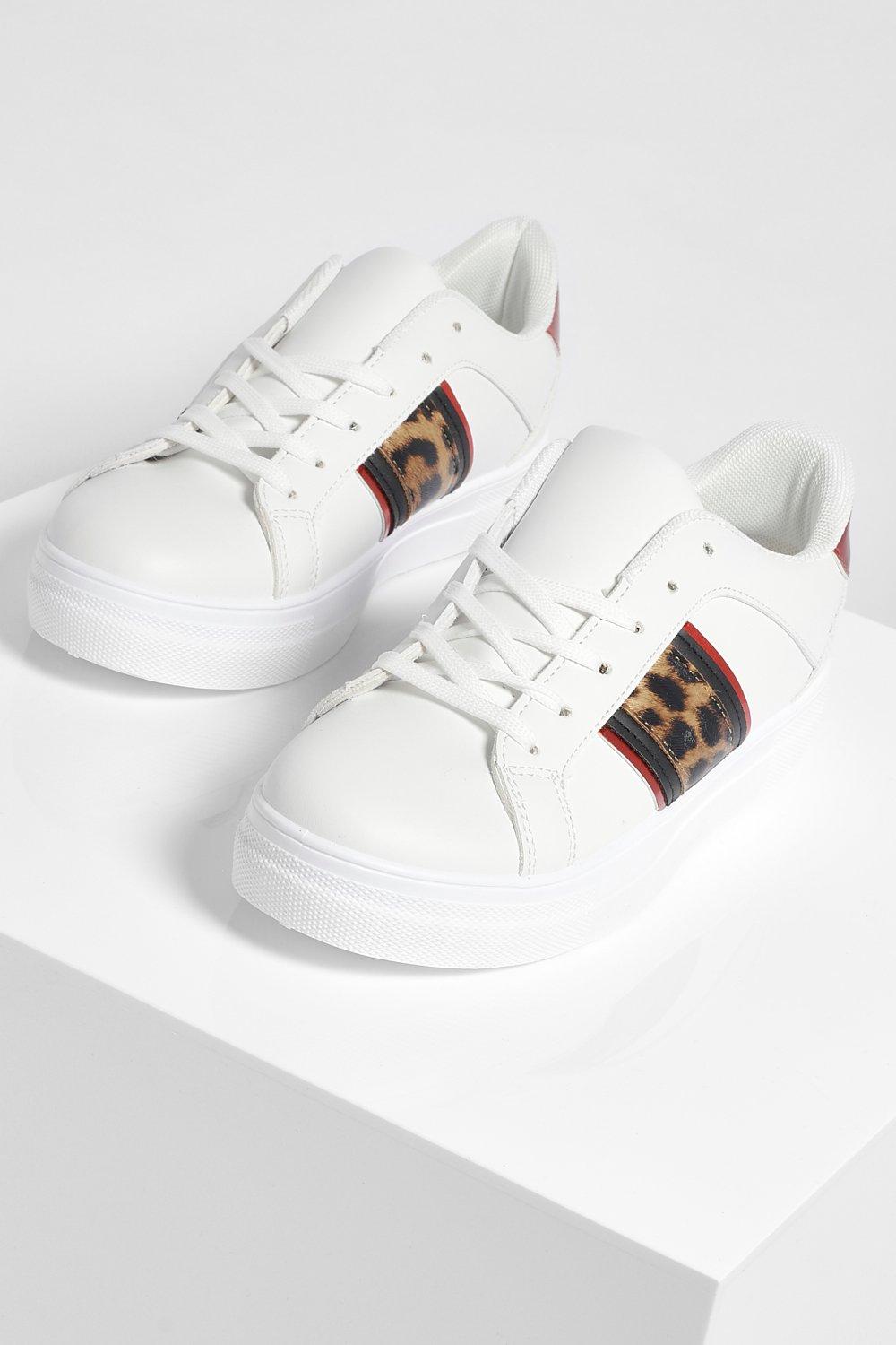 Side Stripe Platform Trainers