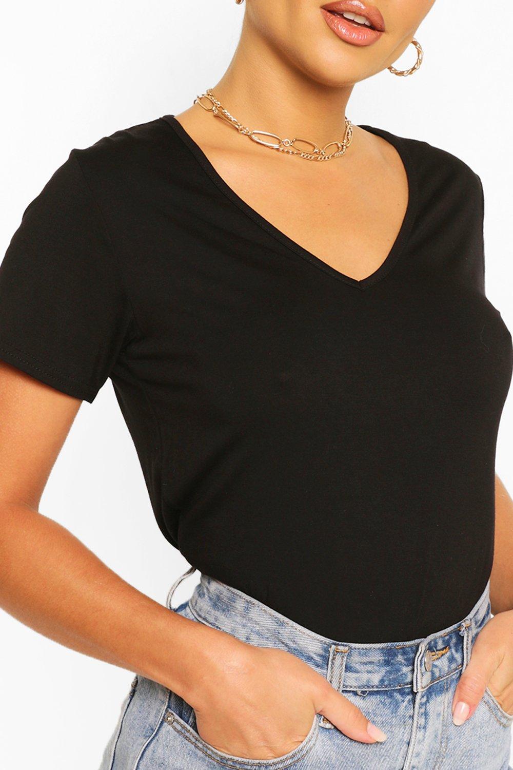 super soft v neck t shirts