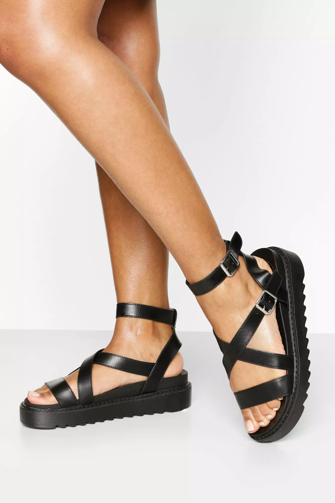 Boohoo fisherman cleated online sandals