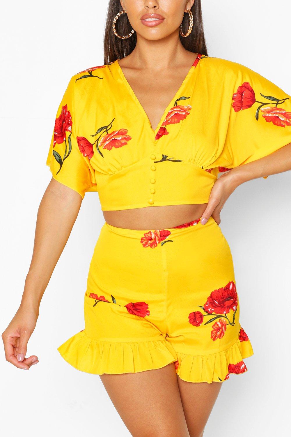 long ruffle shirt