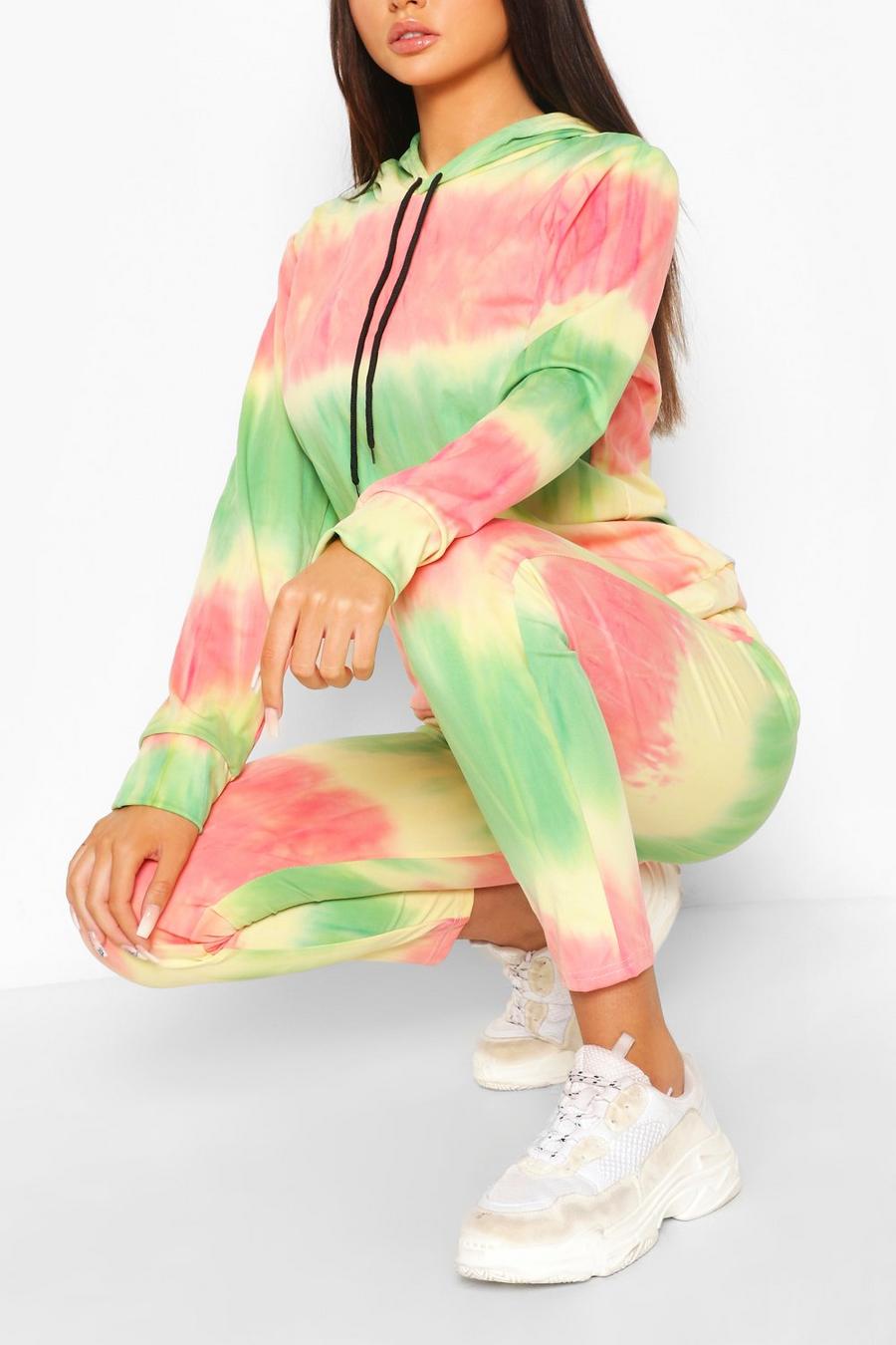 TIE DYE HOODY AND JOGGER TRACKSUIT image number 1