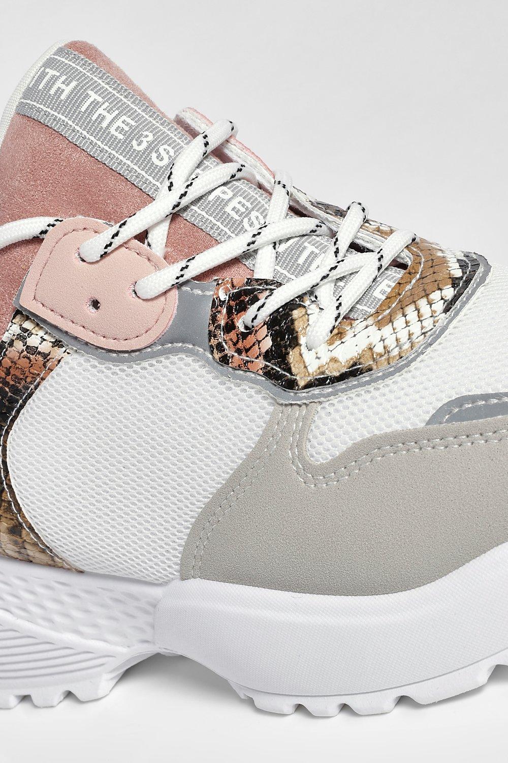 Chunky sneakers 2025 animal print