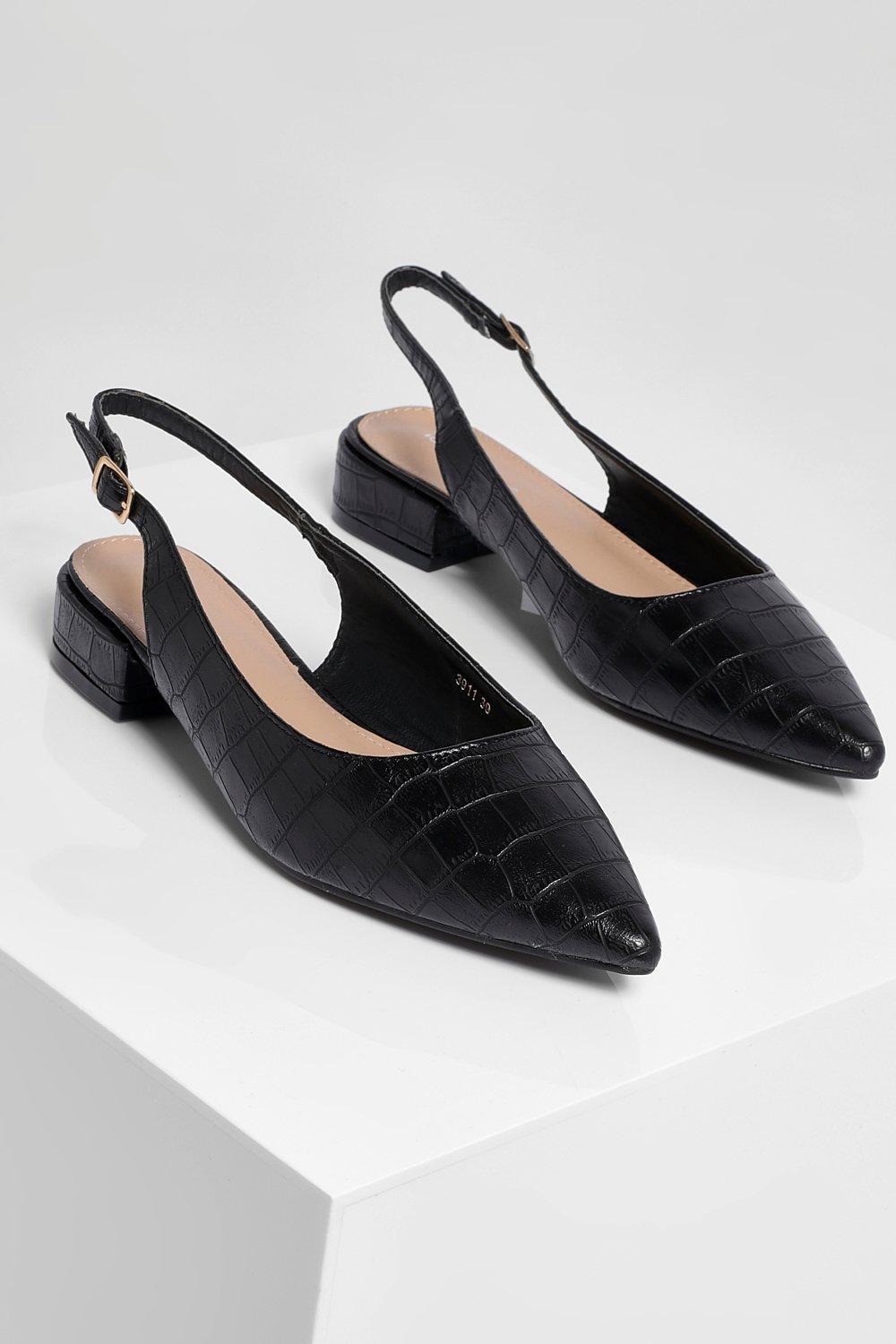 Pointed store ballet slingbacks