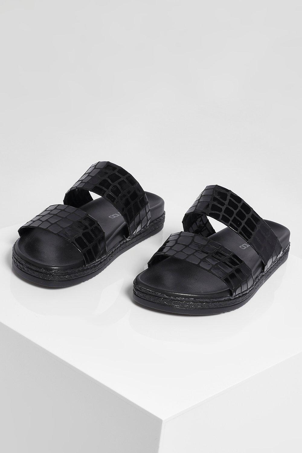 crocs two strap sandals