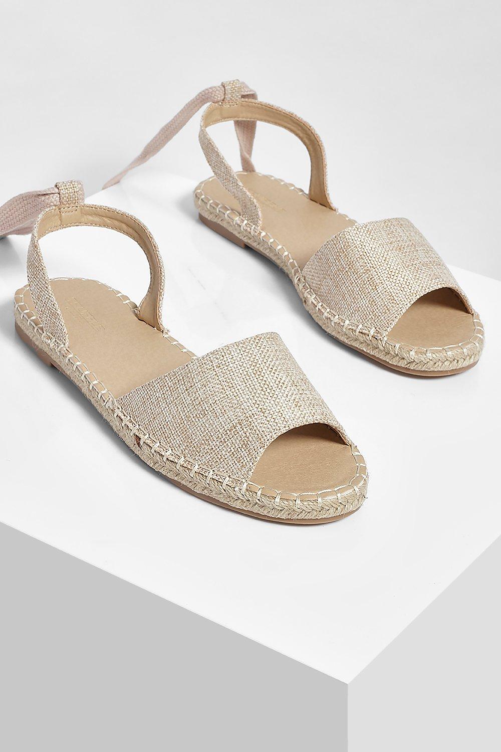 slingback espadrilles flat