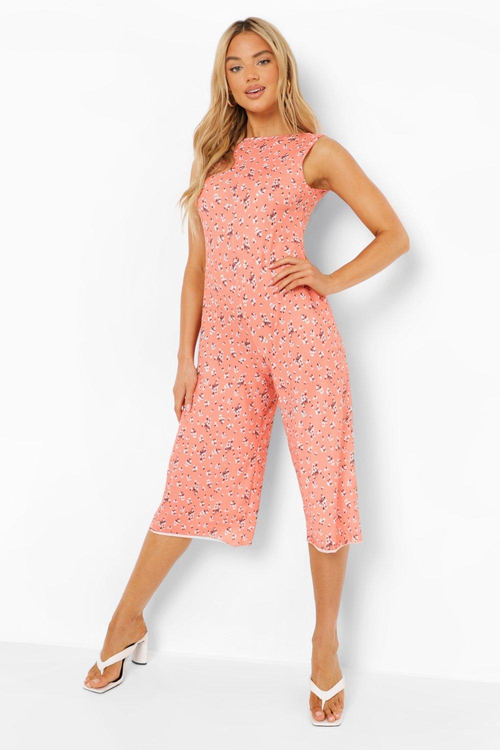 Boohoo best sale culotte jumpsuit