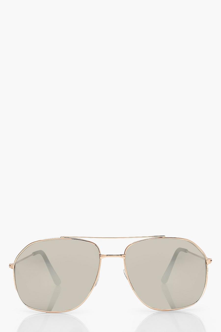 Gold Tinted Aviator Sunglasses image number 1