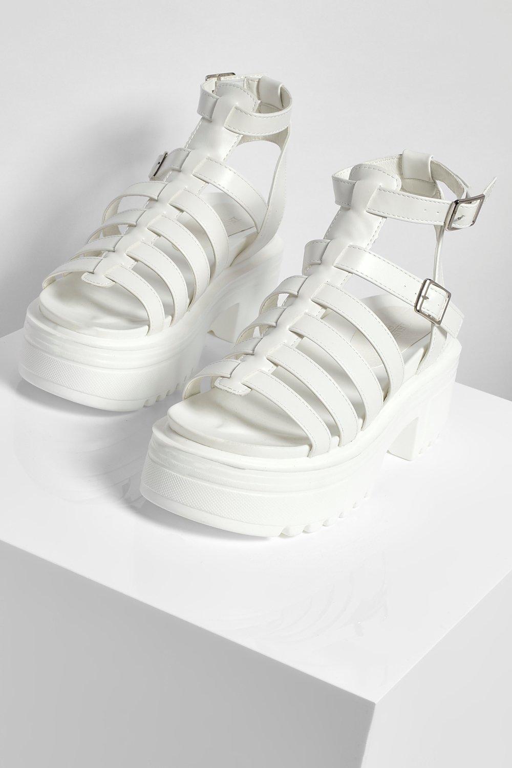 boohoo fisherman cleated sandals