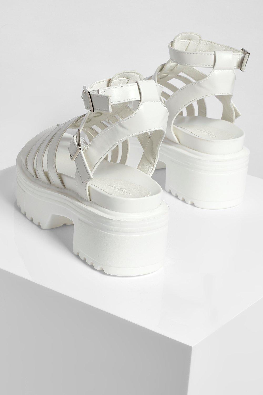 boohoo fisherman cleated sandals