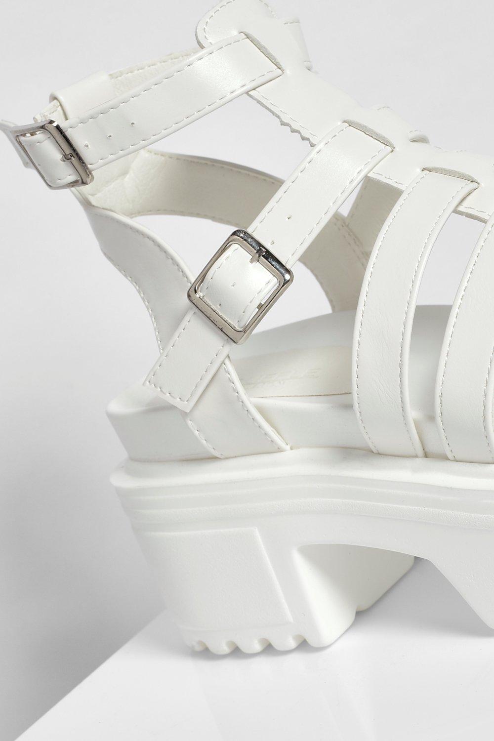 boohoo fisherman cleated sandals