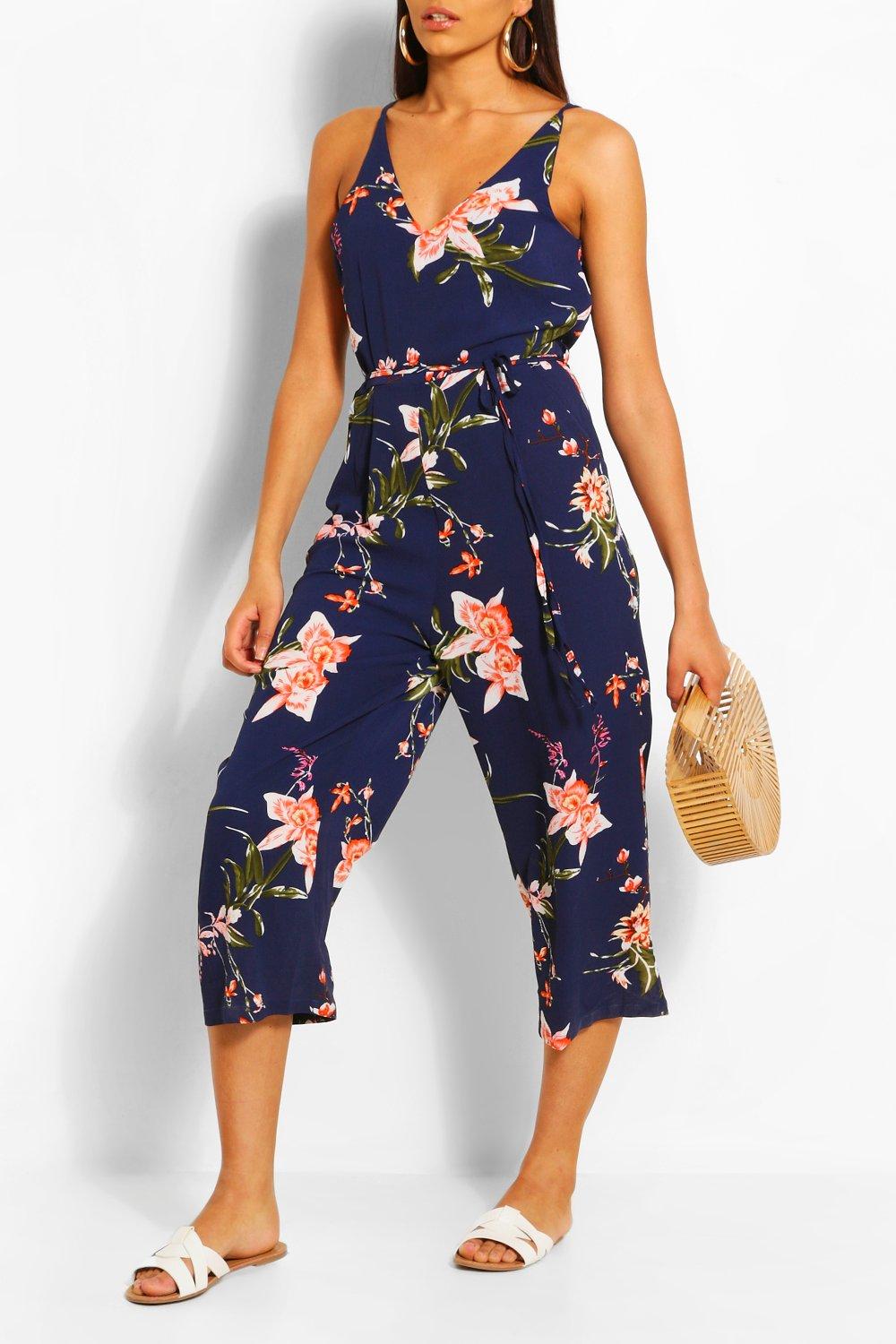 womens floral jumpsuit