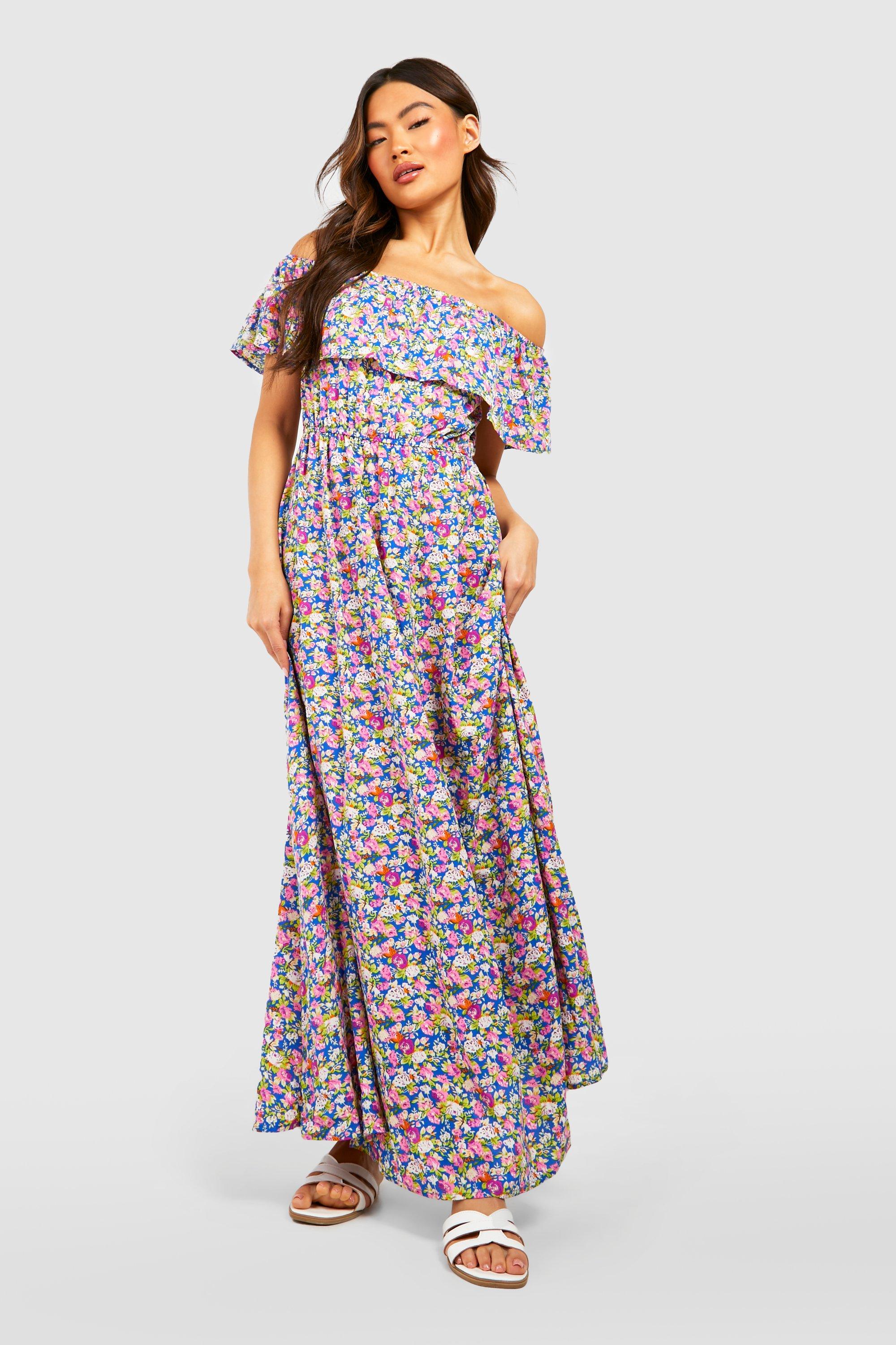 boohoo floral maxi dress