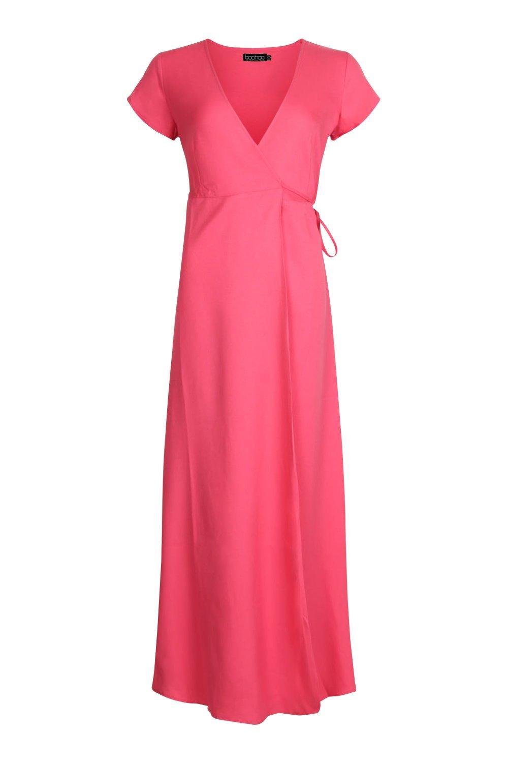 Tie wrap shop maxi dress