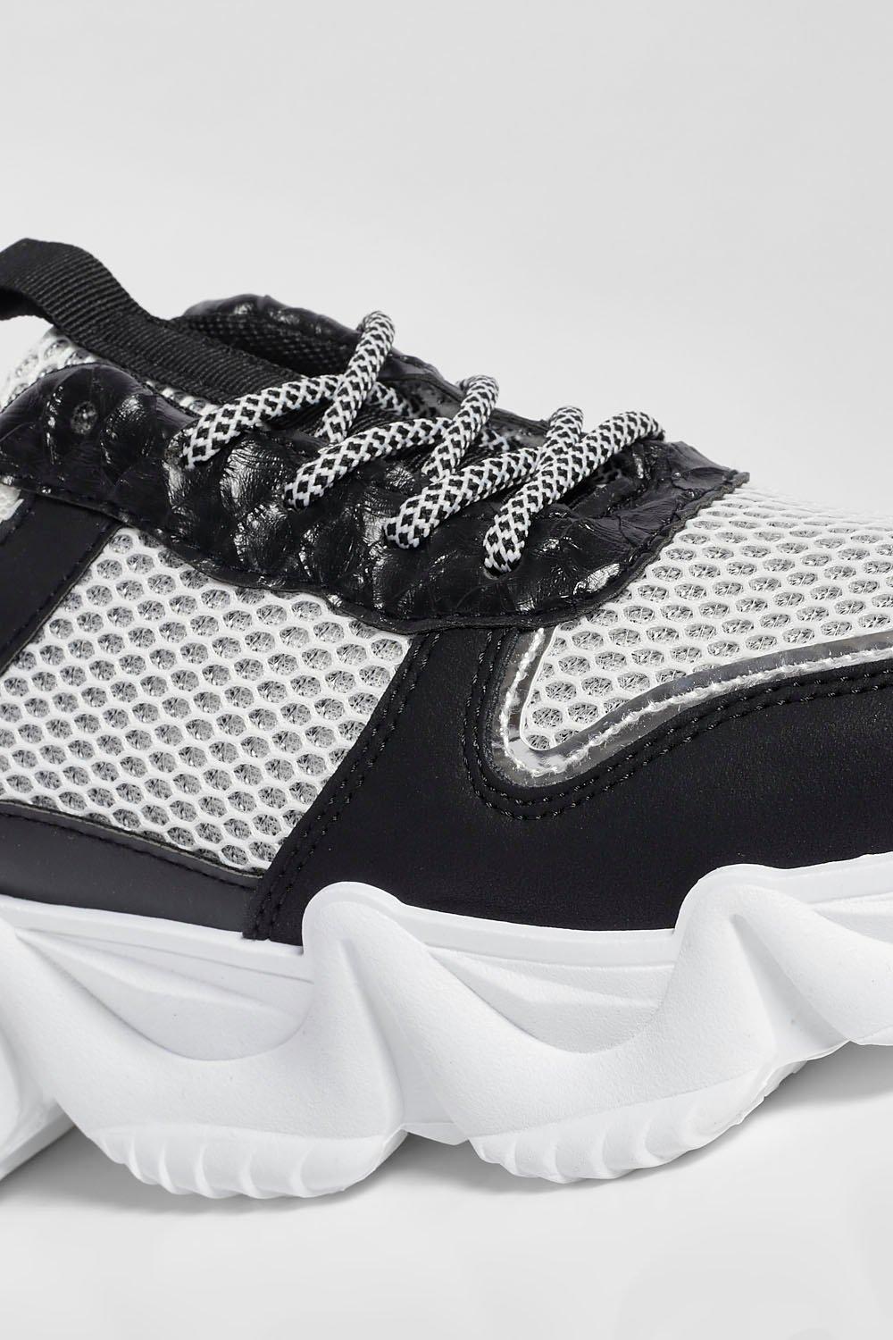 Lace up mesh panel sneakers deals