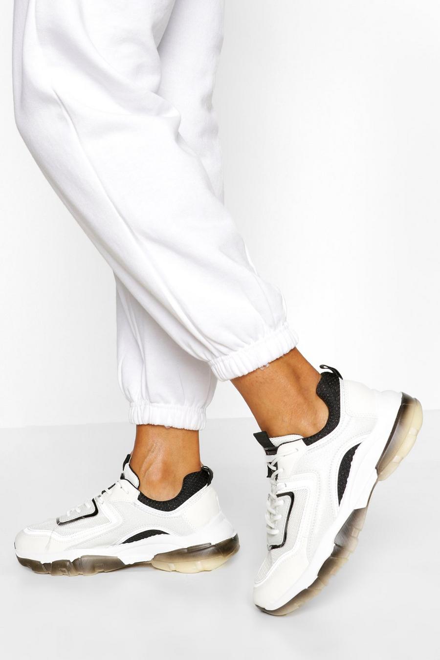 Chunky Lace Up Trainer image number 1