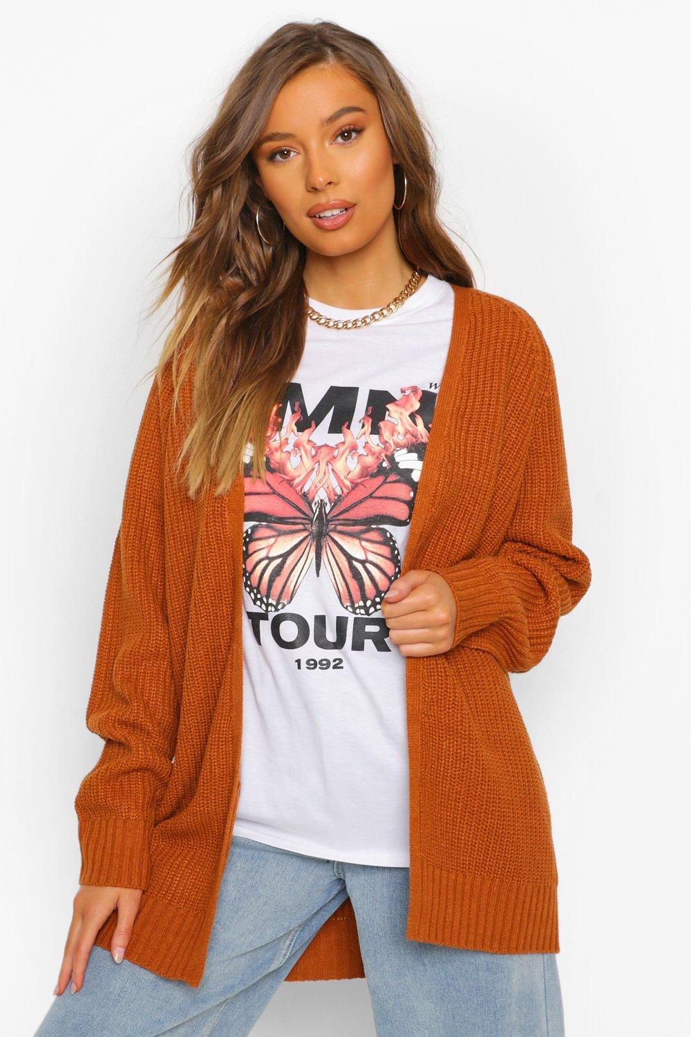 rust cardigan next