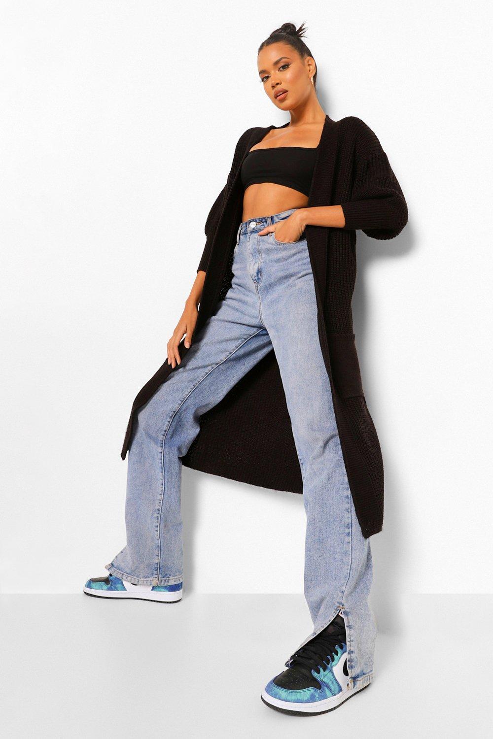 boohoo chunky knit cardigan