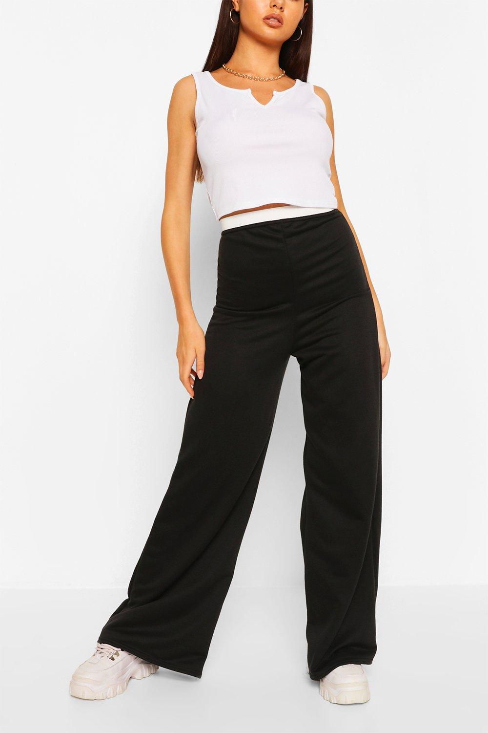 boohoo wide leg joggers