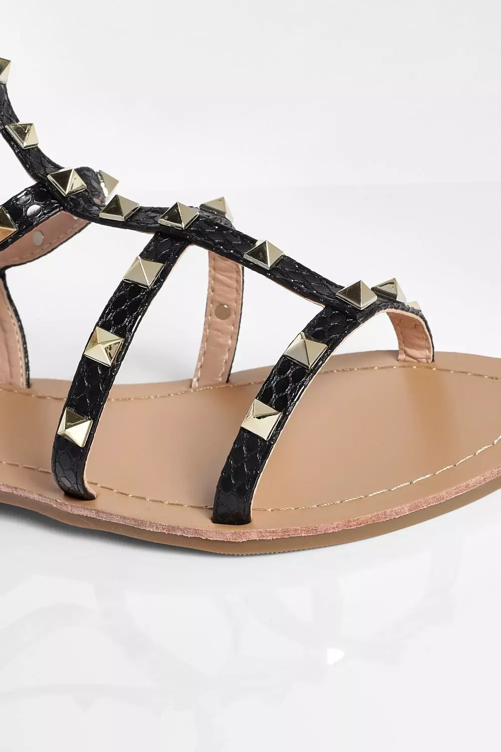 Studded caged open toe on sale sandals