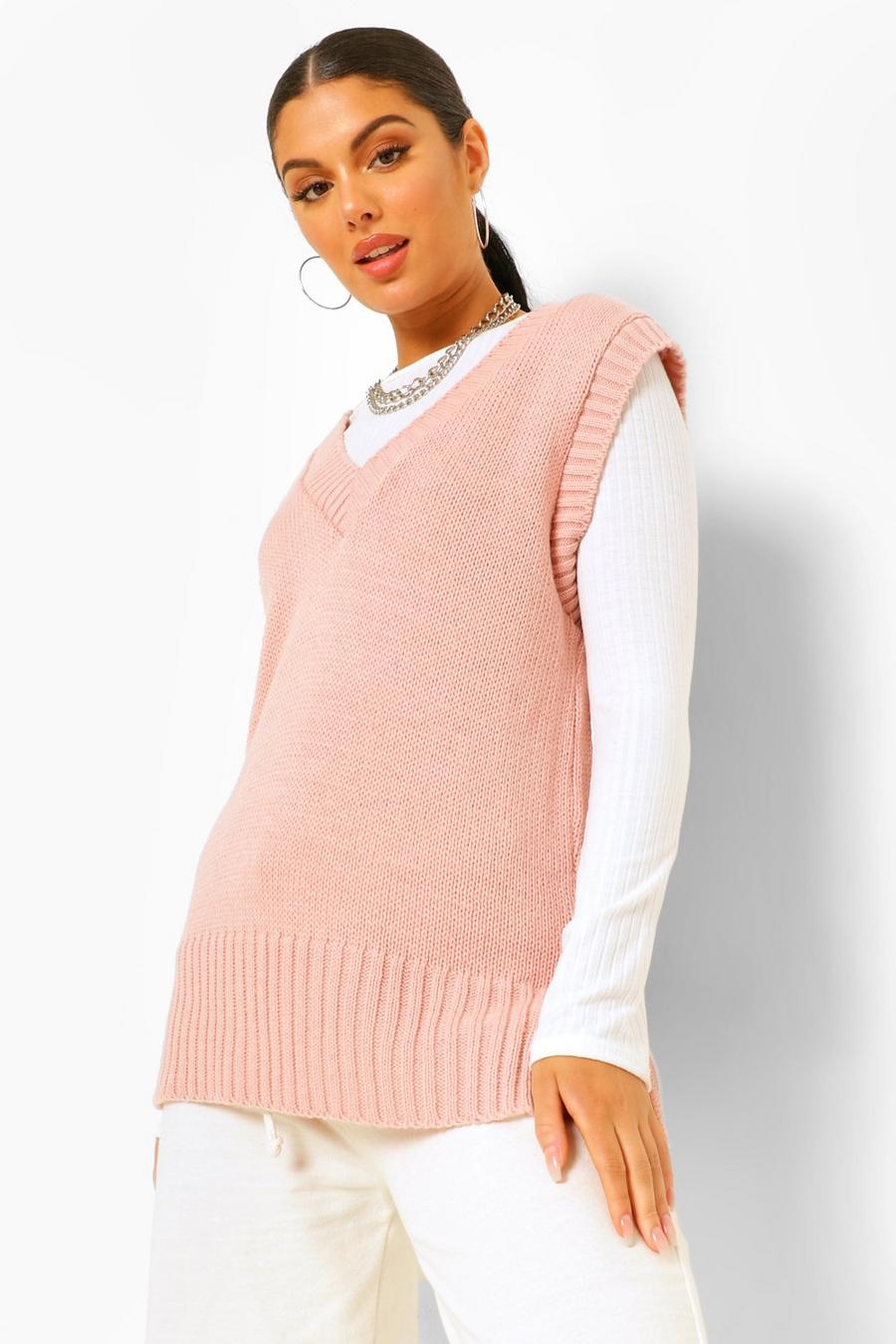 Blush Knitted Tank Top image number 1
