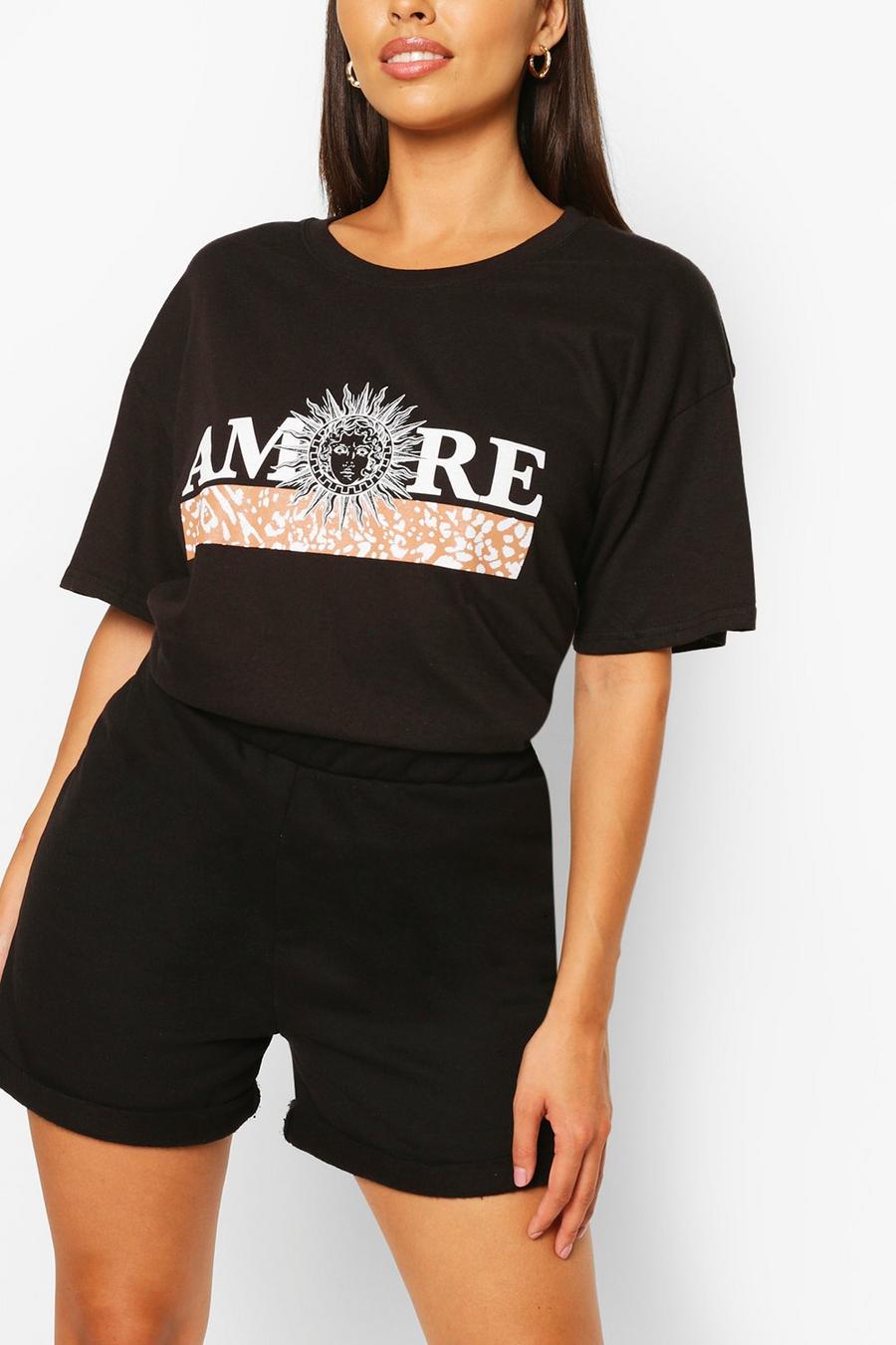 T-shirt imprimé slogan Amore Celestial image number 1