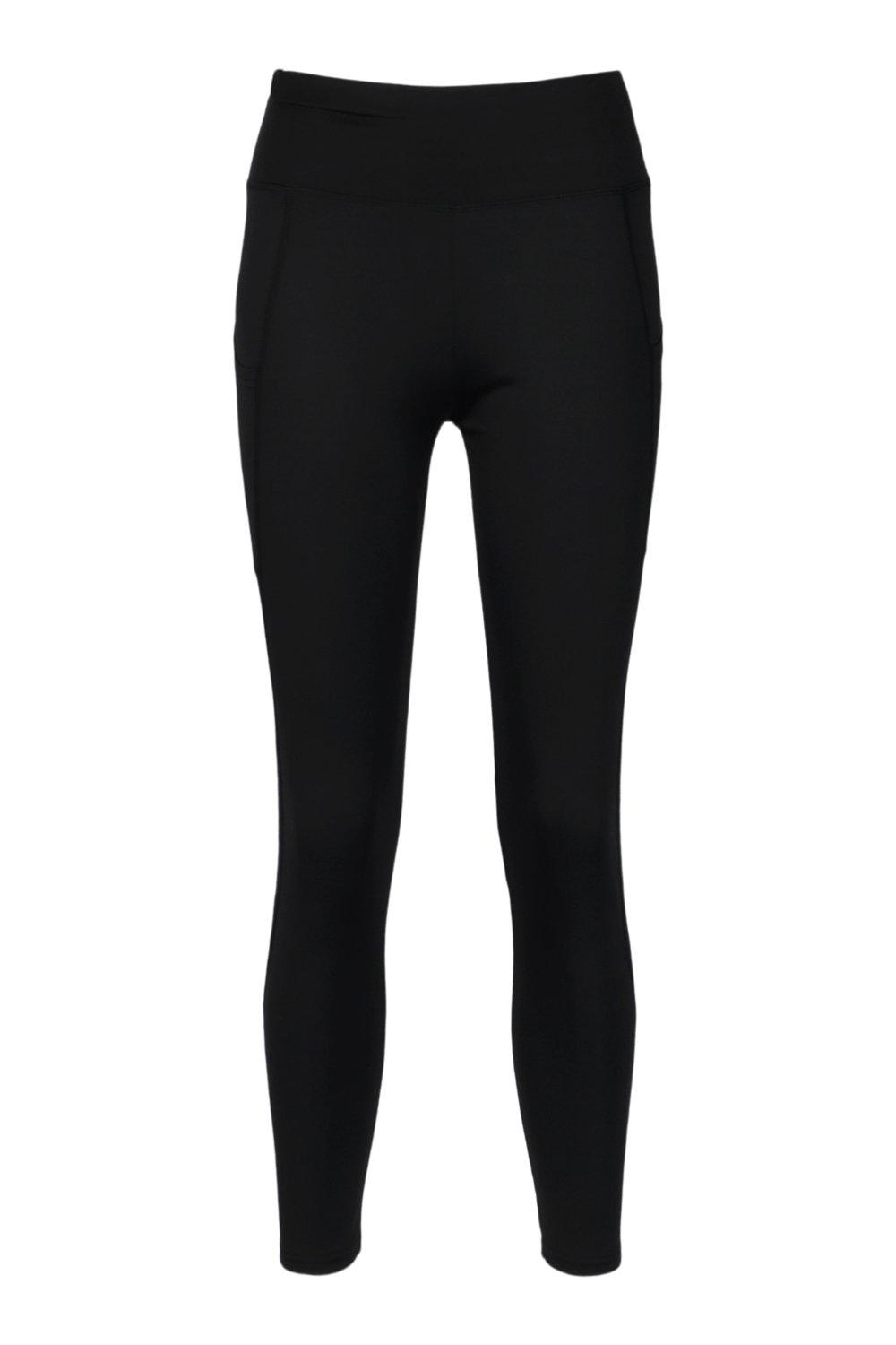 black gym leggings with pocket