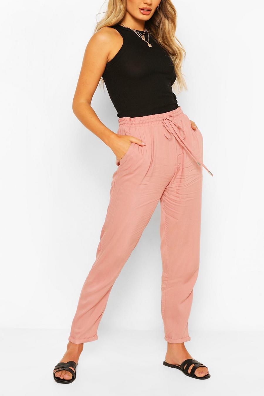 Blush Relaxed Fit Casual Joggers image number 1