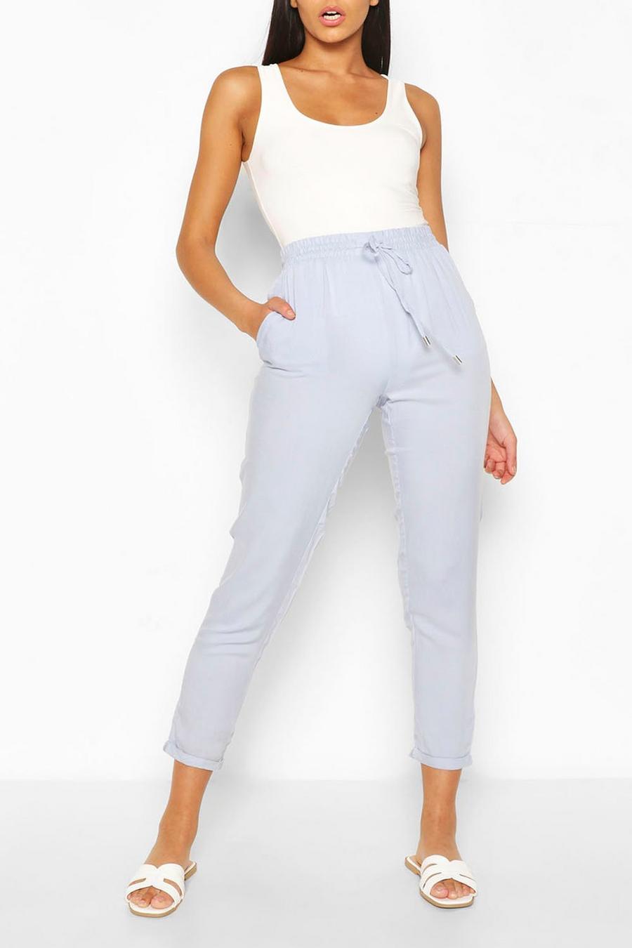 Light blue Relaxed Fit Casual Track Pants image number 1