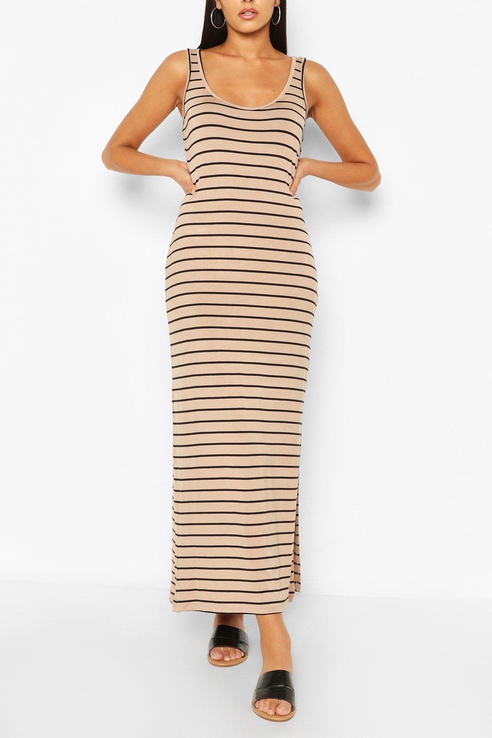 boohoo striped dress